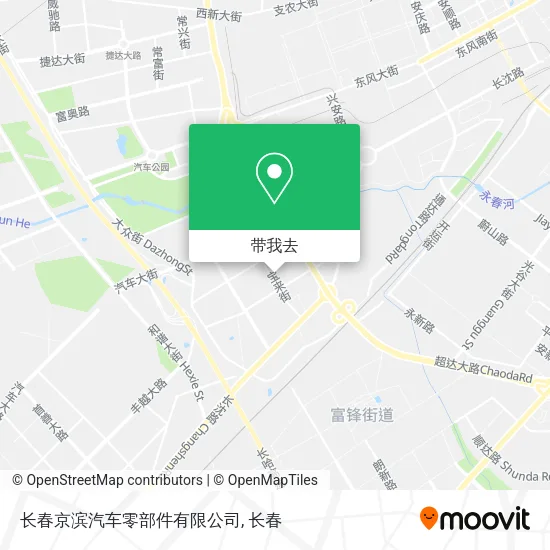 长春京滨汽车零部件有限公司地图