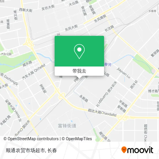 顺通农贸市场超市地图