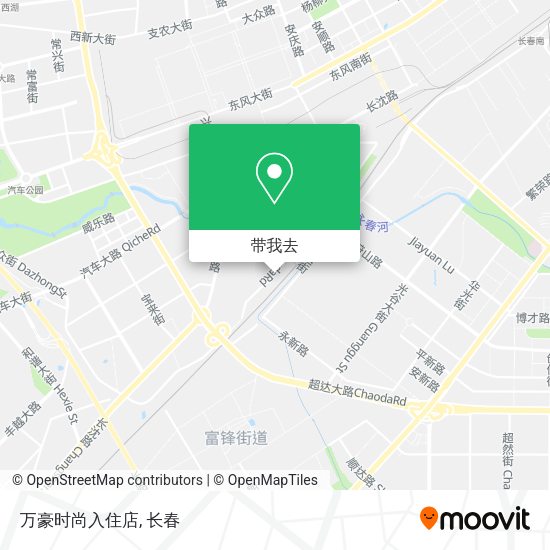 万豪时尚入住店地图