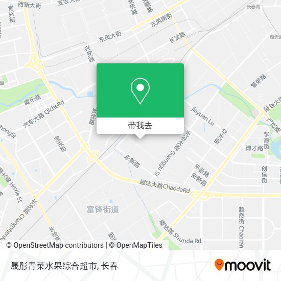晟彤青菜水果综合超市地图