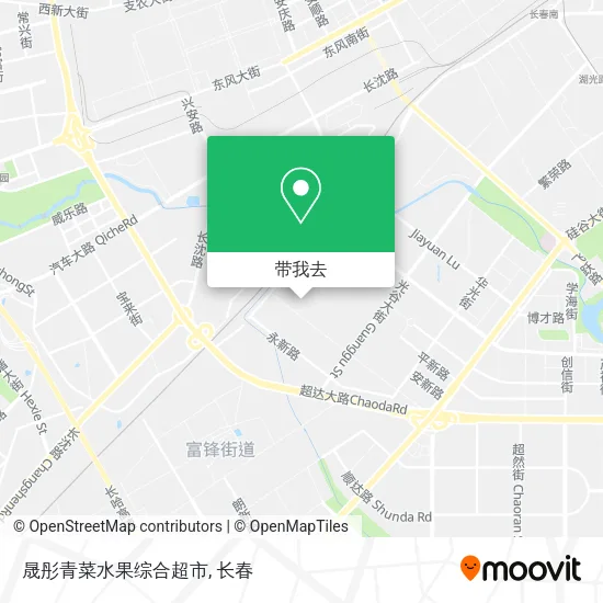 晟彤青菜水果综合超市地图