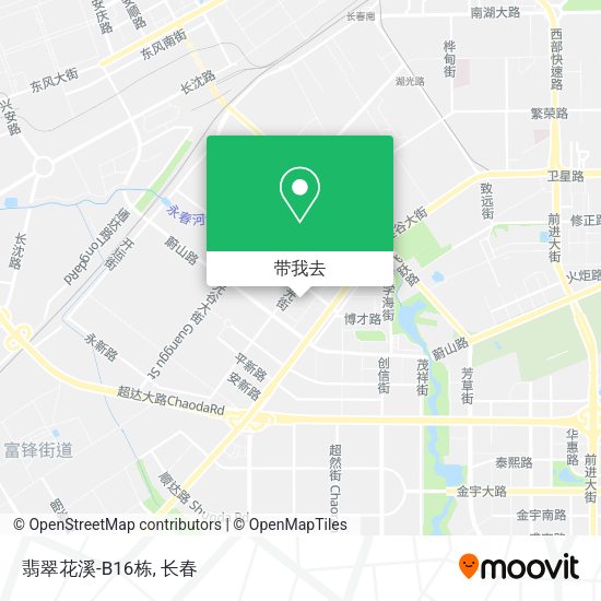 翡翠花溪-B16栋地图