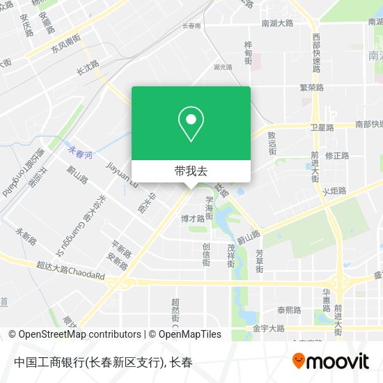 中国工商银行(长春新区支行)地图