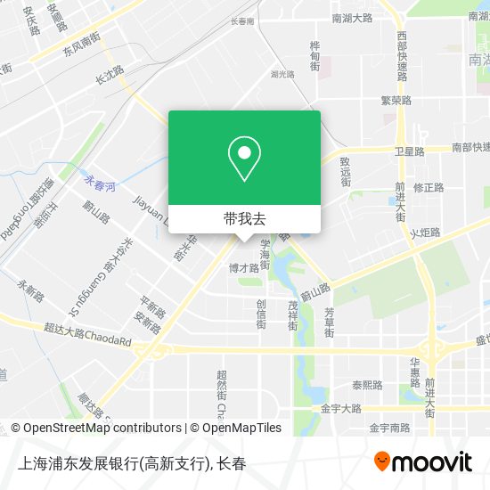 上海浦东发展银行(高新支行)地图