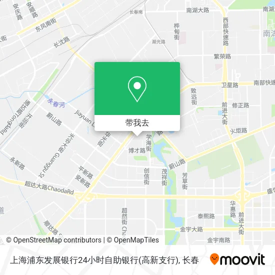 上海浦东发展银行24小时自助银行(高新支行)地图