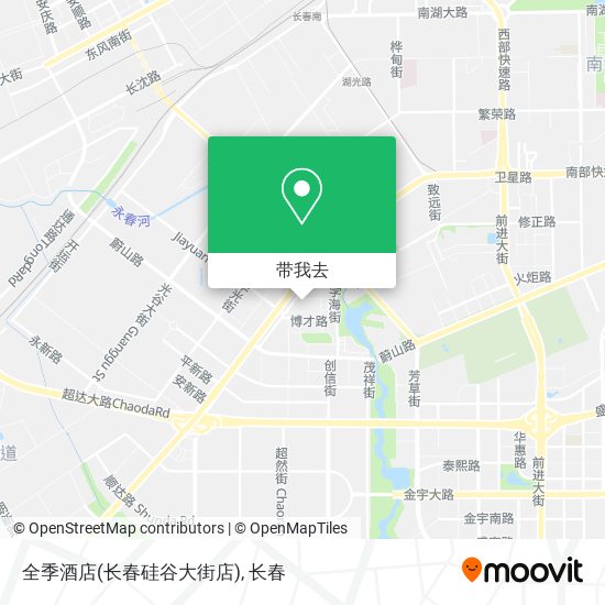 全季酒店(长春硅谷大街店)地图