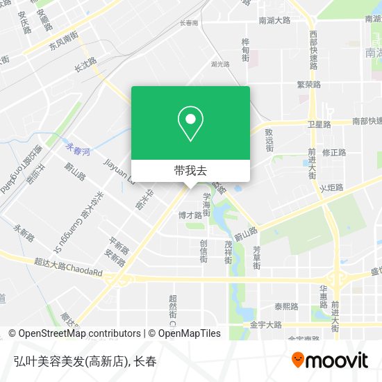 弘叶美容美发(高新店)地图