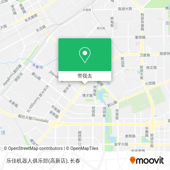 乐佳机器人俱乐部(高新店)地图