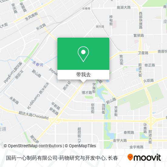 国药一心制药有限公司-药物研究与开发中心地图
