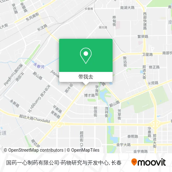 国药一心制药有限公司-药物研究与开发中心地图