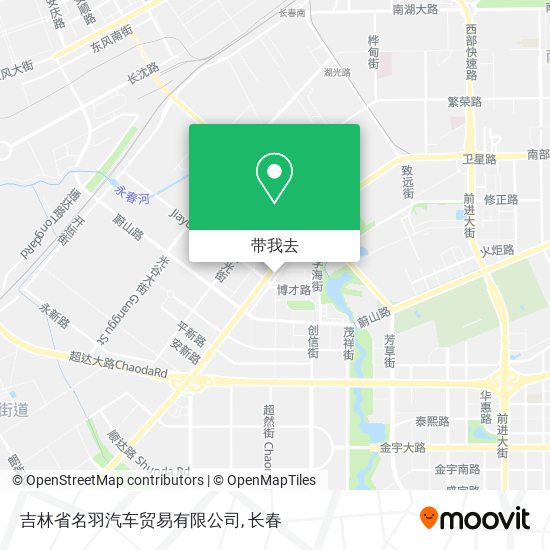 吉林省名羽汽车贸易有限公司地图