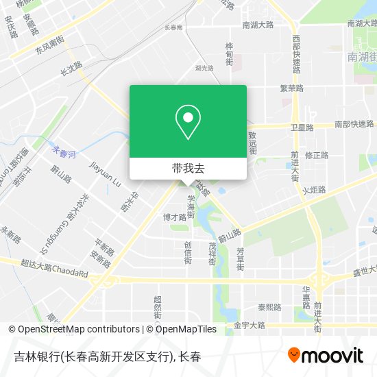 吉林银行(长春高新开发区支行)地图