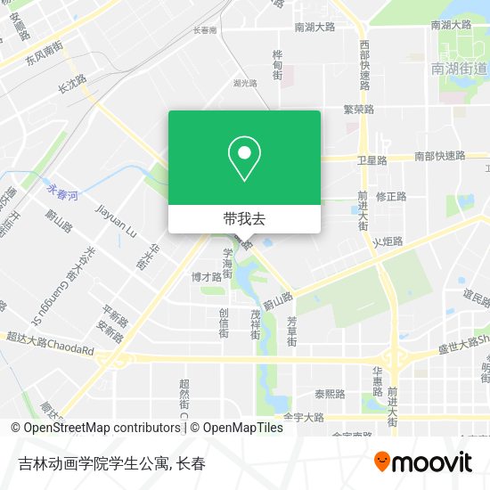 吉林动画学院学生公寓地图