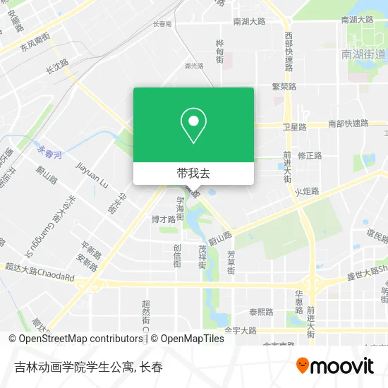 吉林动画学院学生公寓地图