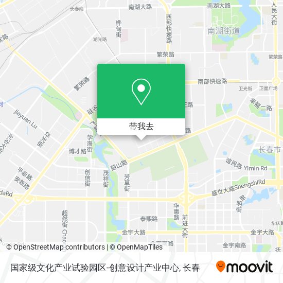 国家级文化产业试验园区-创意设计产业中心地图