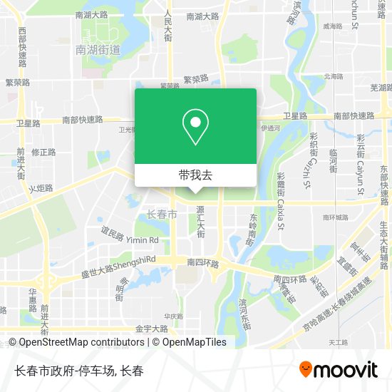长春市政府-停车场地图