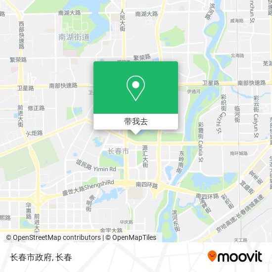 长春市政府地图