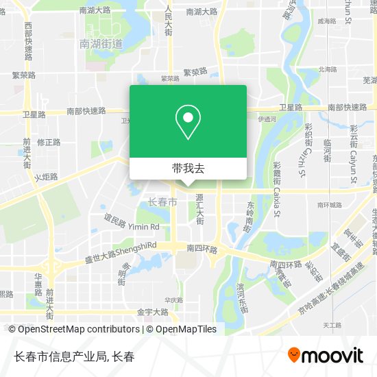 长春市信息产业局地图