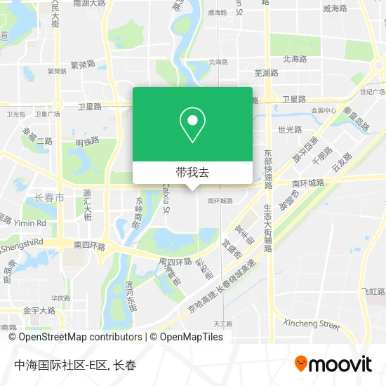 中海国际社区-E区地图