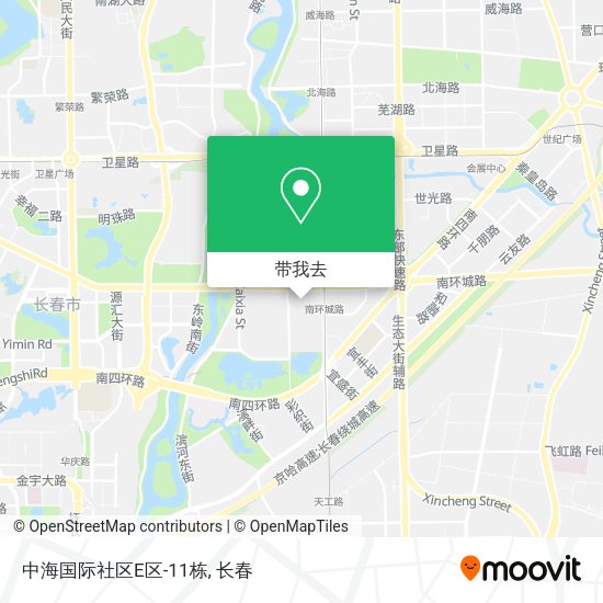 中海国际社区E区-11栋地图