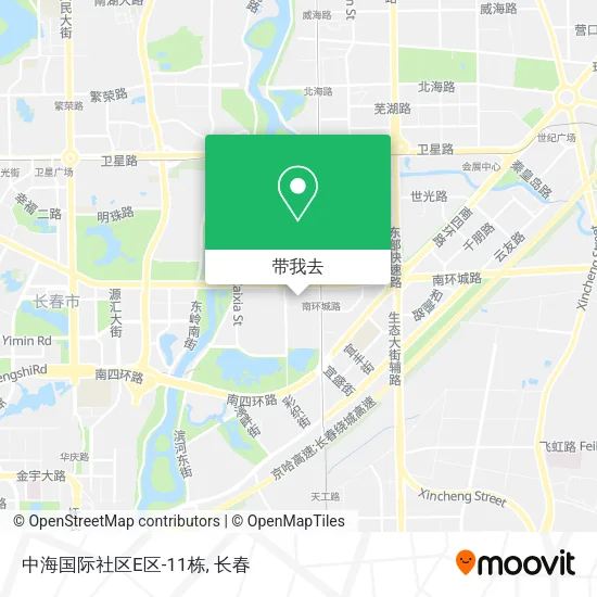 中海国际社区E区-11栋地图