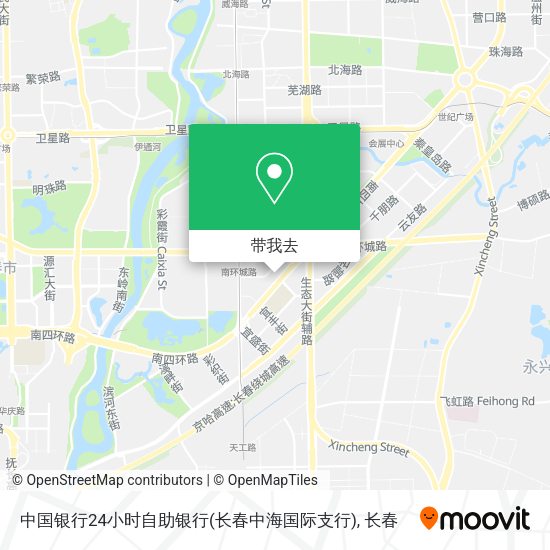 中国银行24小时自助银行(长春中海国际支行)地图