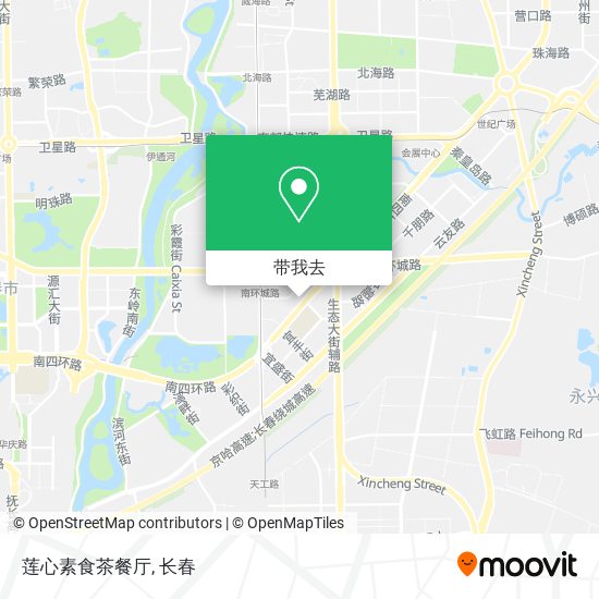 莲心素食茶餐厅地图