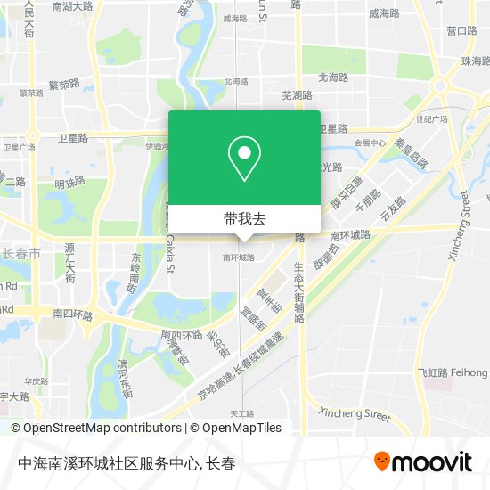 中海南溪环城社区服务中心地图