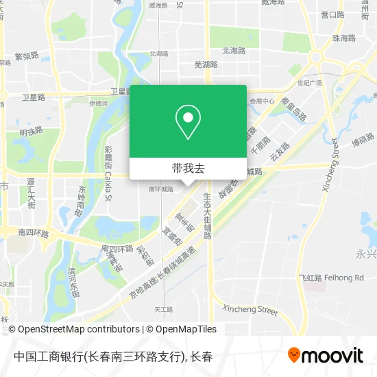 中国工商银行(长春南三环路支行)地图