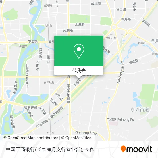 中国工商银行(长春净月支行营业部)地图
