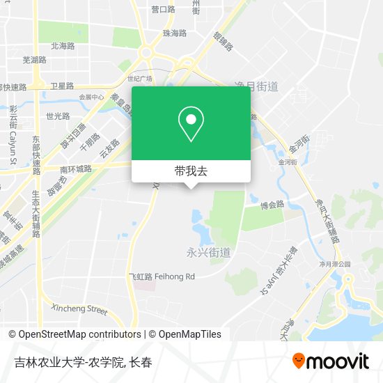 吉林农业大学-农学院地图