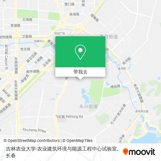 吉林农业大学-农业建筑环境与能源工程中心试验室地图