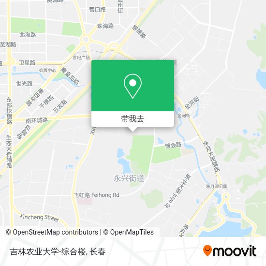 吉林农业大学-综合楼地图