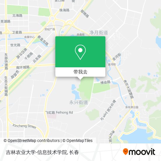 吉林农业大学-信息技术学院地图