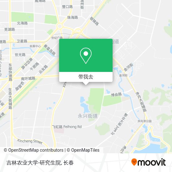 吉林农业大学-研究生院地图