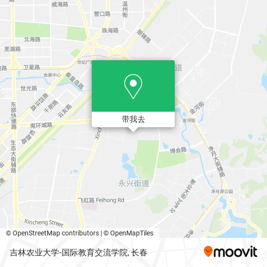 吉林农业大学-国际教育交流学院地图