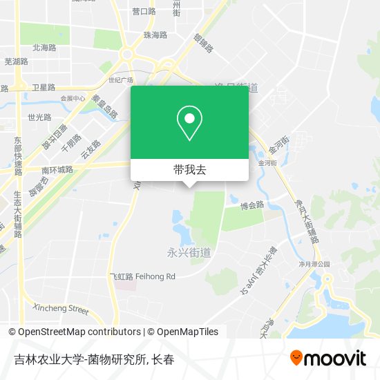 吉林农业大学-菌物研究所地图