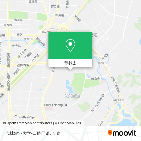 吉林农业大学-口腔门诊地图