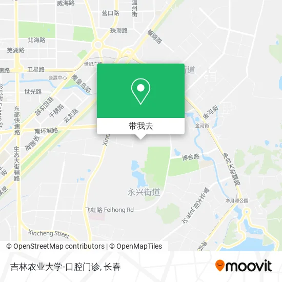 吉林农业大学-口腔门诊地图