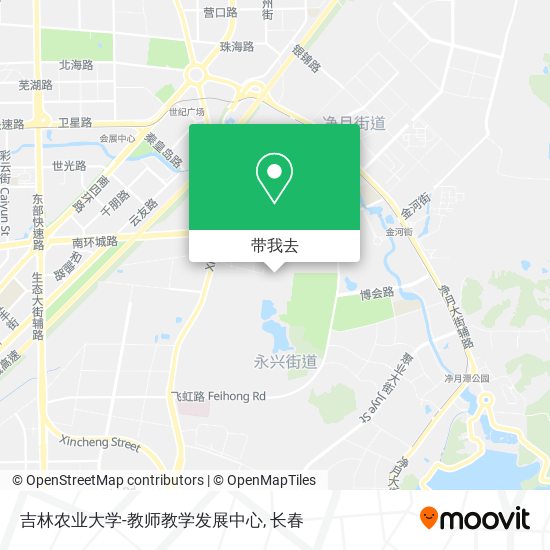 吉林农业大学-教师教学发展中心地图