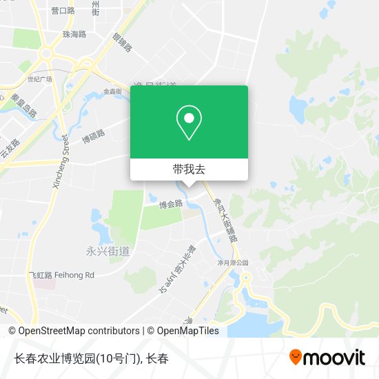 长春农业博览园(10号门)地图