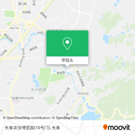 长春农业博览园(10号门)地图
