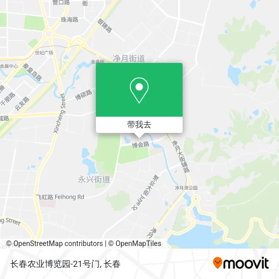 长春农业博览园-21号门地图
