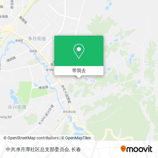 中共净月潭社区总支部委员会地图