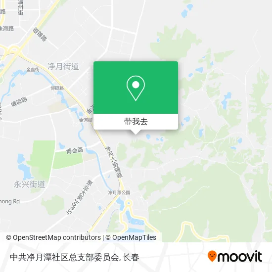 中共净月潭社区总支部委员会地图