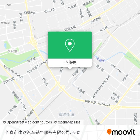 长春市建达汽车销售服务有限公司地图