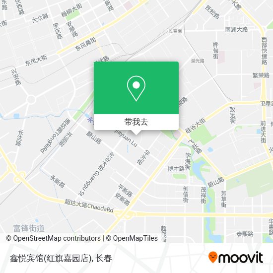 鑫悦宾馆(红旗嘉园店)地图
