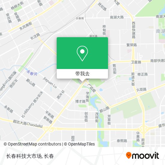 长春科技大市场地图
