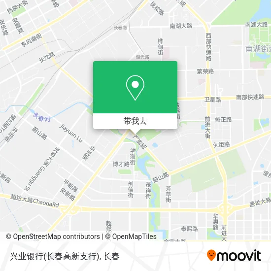 兴业银行(长春高新支行)地图