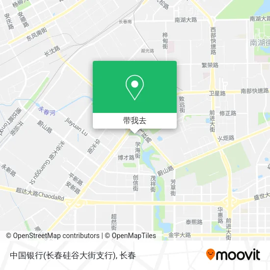 中国银行(长春硅谷大街支行)地图